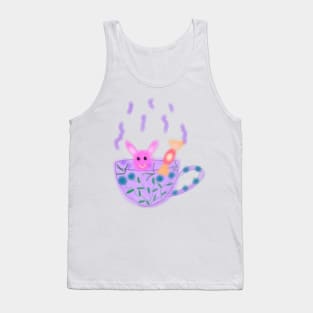 Purple pink pastel watercolor cup Tank Top